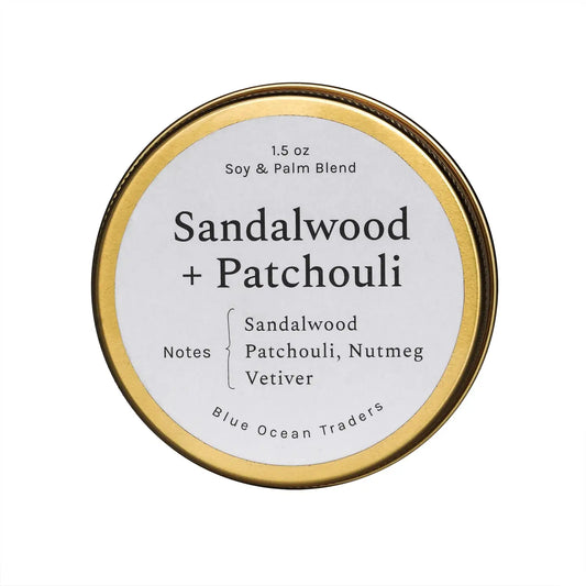 Sandalwood & Patchouli Travel Tin